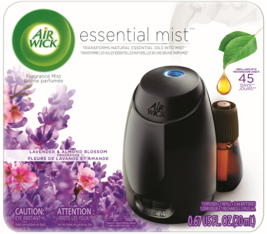 AIR WICK® Essential Mist - Lavender & Almond Blossom - Kit (Canada) (Discontinued)